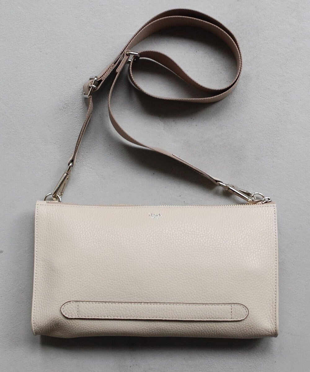 【ブランクレ/blancle】のシュリンクレザー クラッチショルダー 人気、トレンドファッション・服の通販 founy(ファニー) 　ファッション　Fashion　レディースファッション　Fashion for Women　バッグ　Bags　イタリア　Italy　クラッチ　Clutch, Clutch Bag　ショルダー　Shoulder, Shoulder Strap　シルバー　Silver, Metallic Silver　シンプル　Simple, Minimal　財布　Wallet, Purse　フロント　Front, Front Design　ポケット　Pocket, Pocket Detail　ラップ　Wrap, Wrap Design　エレガント 上品　Elegant　 other-1|ID: prp329100004870735 ipo3291000000036305074