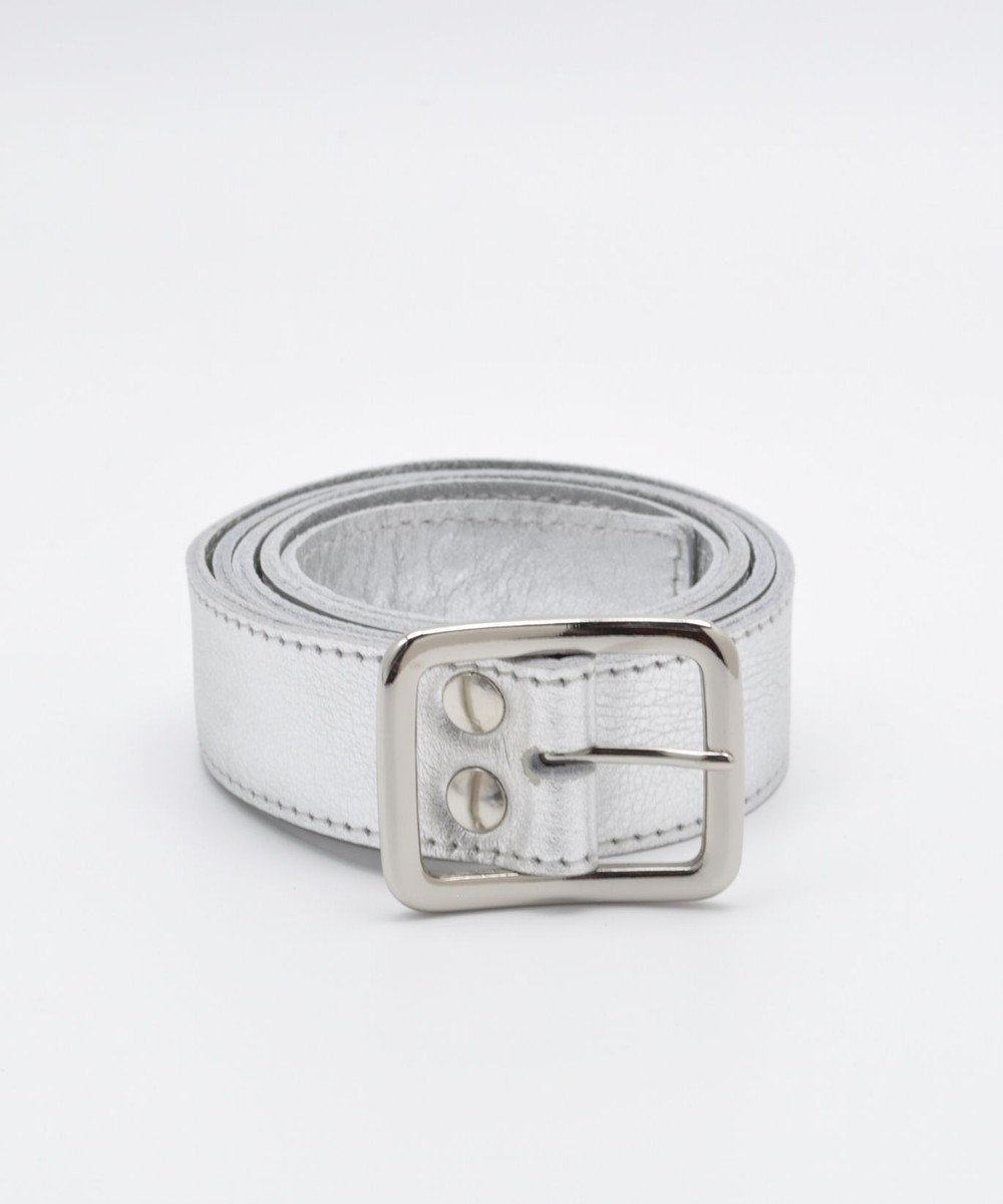 【ブランクレ/blancle】のメタリックレザー 幅3cm 長さ110cm ベルト インテリア・キッズ・メンズ・レディースファッション・服の通販 founy(ファニー) 　ファッション　Fashion　レディースファッション　Fashion for Women　ベルト&ウエストマーク　Belts & Waist Accessories　シンプル　Simple, Minimal　フィット　Fit, Slim Fit　ベーシック　Basic, Essential　エレガント 上品　Elegant　SILVER|ID: prp329100004870741 ipo3291000000036305177