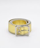 【ブランクレ/blancle】のメタリックレザー 幅3cm 長さ110cm ベルト GOLD|ID: prp329100004870741 ipo3291000000036305179