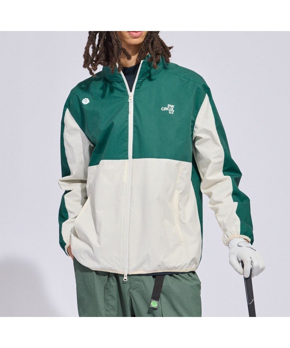 【ピーダブリュサーキュラス/PW CIRCULUS / MEN】の【花粉がつきにくい】【MEN】スプリングジャケット ゴルフ インテリア・キッズ・メンズ・レディースファッション・服の通販 founy(ファニー) 　ファッション　Fashion　メンズファッション　Fashion for Men　アウター　Men's Coats Outerwear　春　Spring　ジャケット　Jacket, Outerwear　スタンド　Stand Collar, Upright Stand　ストレッチ　Stretch, Stretchy Fabric　スプリング　Spring, Spring Collection　セットアップ　Set-Up, Coordinated Outfit　ダブル　Double, Double-Breasted　ブルゾン　Blouson, Bomber Jacket　S/S・春夏　SS, Spring/Summer, Warm Season　おすすめ　Recommended / Our Picks　夏　Summer　ゴルフ　Golf　グリーン系|ID: prp329100004871184 ipo3291000000036311460