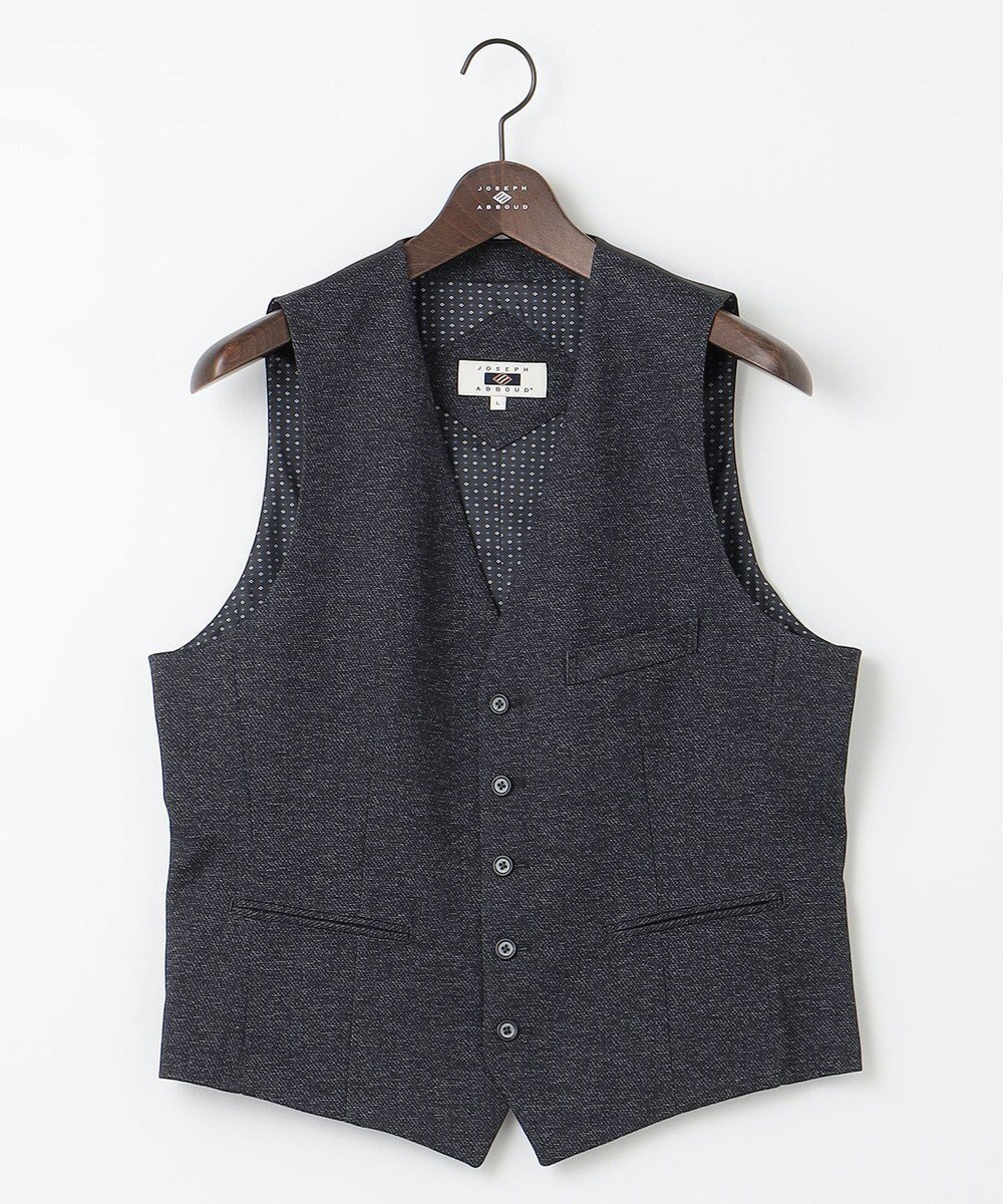 【ジョセフ アブード/JOSEPH ABBOUD / MEN】の【ストレッチ】ツィーディージャージ ベスト インテリア・キッズ・メンズ・レディースファッション・服の通販 founy(ファニー) 　ファッション　Fashion　メンズファッション　Fashion for Men　トップス・カットソー　Cut & Sew Tops　ベスト・ジレ　Vests & Gilets　シンプル　Simple, Minimal　ストレッチ　Stretch, Stretchy Fabric　チェック　Check, Plaid, Tartan　ツイード／ツィード　Choker, Choker Necklace　プリント　Print, Printed Pattern　ベスト　Vest, Waistcoat　エレガント 上品　Elegant　A/W・秋冬　Autumn/Winter　グレー系|ID: prp329100004871193 ipo3291000000036311489