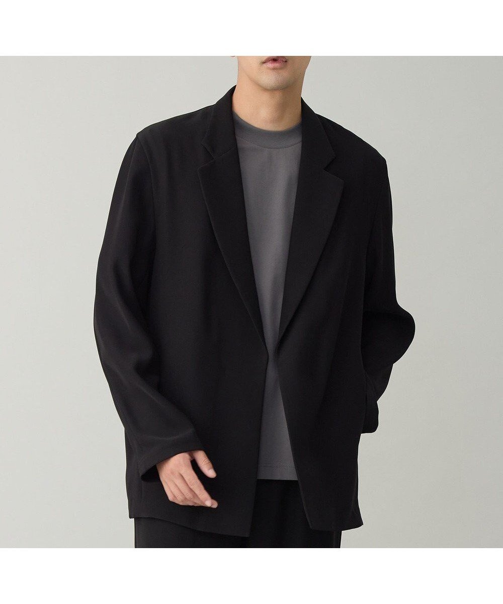 【アンフィーロ/UNFILO / MEN】のスマートストレッチ ジャケットインTEE インテリア・キッズ・メンズ・レディースファッション・服の通販 founy(ファニー) 　ファッション　Fashion　メンズファッション　Fashion for Men　トップス・カットソー　Cut & Sew Tops　メンズシャツ　Shirts　カットソー　Cut and Sewn Top　シンプル　Simple, Minimal　ジャケット　Jacket, Outerwear　ストレッチ　Stretch, Stretchy Fabric　スマート　Smart, Elegant　スラックス　Slacks, Dress Pants　デニム　Denim, Jeans Material　楽ちん　Easy Fit, Comfortable　A/W・秋冬　Autumn/Winter　S/S・春夏　SS, Spring/Summer, Warm Season　おすすめ　Recommended / Our Picks　夏　Summer　エレガント 上品　Elegant　チャコール|ID: prp329100004871196 ipo3291000000036311503