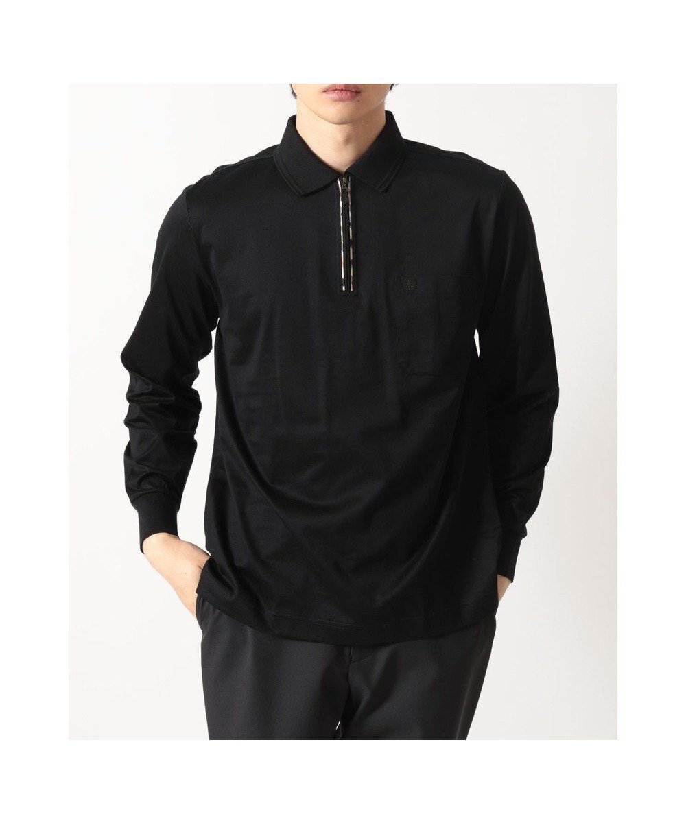 【ダックス/DAKS / MEN】のチェックプラケット ジップアップポロ インテリア・キッズ・メンズ・レディースファッション・服の通販 founy(ファニー) 　ファッション　Fashion　メンズファッション　Fashion for Men　トップス・カットソー　Cut & Sew Tops　メンズシャツ　Shirts　ポロシャツ / きれいめカジュアルスタイル　Polo Shirts　チェック　Check, Plaid, Tartan　ポロシャツ　Polo Shirt, Collared Tee　夏　Summer　定番　Standard, Basic Item　S/S・春夏　SS, Spring/Summer, Warm Season　A/W・秋冬　Autumn/Winter　ブラック|ID: prp329100004871202 ipo3291000000036311531