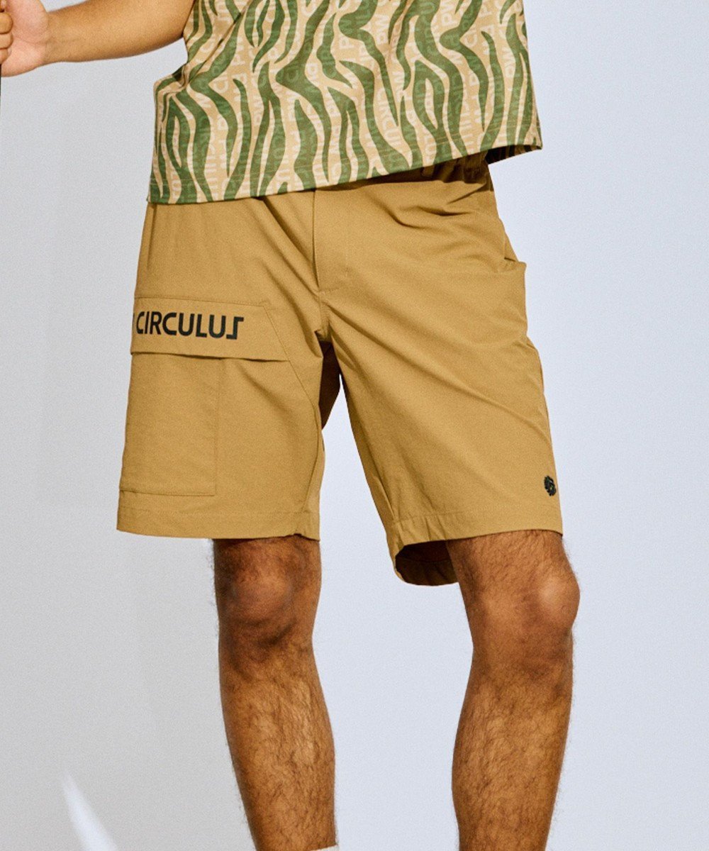 【ピーダブリュサーキュラス/PW CIRCULUS / MEN】の【MEN】カーゴショーツ ゴルフ インテリア・キッズ・メンズ・レディースファッション・服の通販 founy(ファニー) 　ファッション　Fashion　メンズファッション　Fashion for Men　ボトムス　Bottoms　カーゴパンツ　Cargo Pants, Utility Pants　グラフィック　Graphic, Graphic Design　ゴルフ　Golf　ショーツ　Shorts, Short Pants　シンプル　Simple, Minimal　スタイリッシュ　Stylish, Fashionable　ストレッチ　Stretch, Stretchy Fabric　ボトム　Bottoms, Lower Wear　ポケット　Pocket, Pocket Detail　夏　Summer　春　Spring　S/S・春夏　SS, Spring/Summer, Warm Season　ベージュ系|ID: prp329100004871205 ipo3291000000036311553