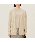 【自由区/JIYU-KU】の【カタログ掲載・洗える】エンブレムニット カーディガン ベージュ|ID: prp329100004871224 ipo3291000000036311632