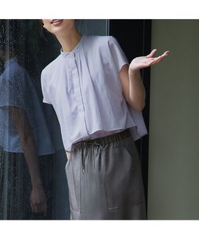 【23区/NIJYUSANKU】 【撥水加工/洗える】シアーナイロンツイル レイヤード ブラウス人気、トレンドファッション・服の通販 founy(ファニー) ファッション Fashion レディースファッション Fashion for Women トップス・カットソー Cut & Sew Tops シャツ・ブラウス・オフィスカジュアル Elegant Blouses & Button-Ups 春 Spring 洗える Machine Washable ギャザー Gathered, Ruffled スタイリッシュ Stylish, Fashionable フレア Flare, Flared ラベンダー Lavender S/S・春夏 SS, Spring/Summer, Warm Season おすすめ Recommended / Our Picks 夏 Summer 2025年 2025 2025春夏・S/S Spring/Summer 2025 SS25 |ID:prp329100004871227