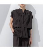 【23区/NIJYUSANKU】の【撥水加工/洗える】シアーナイロンツイル レイヤード ブラウス 人気、トレンドファッション・服の通販 founy(ファニー) ファッション Fashion レディースファッション Fashion for Women トップス・カットソー Cut & Sew Tops シャツ・ブラウス・オフィスカジュアル Elegant Blouses & Button-Ups 春 Spring 洗える Machine Washable ギャザー Gathered, Ruffled スタイリッシュ Stylish, Fashionable フレア Flare, Flared ラベンダー Lavender S/S・春夏 SS, Spring/Summer, Warm Season おすすめ Recommended / Our Picks 夏 Summer 2025年 2025 2025春夏・S/S Spring/Summer 2025 SS25 thumbnail ダークブラウン系|ID: prp329100004871227 ipo3291000000036311658