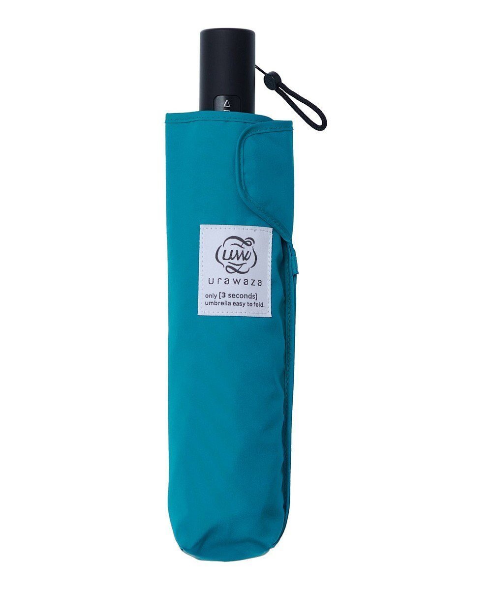【ムーンバット/MOONBAT】の【シリーズ累計本数26万本突破】3秒でたためる傘 urawaza(ウラワザ) 自動開閉傘 UV インテリア・キッズ・メンズ・レディースファッション・服の通販 founy(ファニー) 　ファッション　Fashion　レディースファッション　Fashion for Women　レイングッズ・傘・晴雨兼用傘　Umbrellas & Rain Gear　傘　Umbrella, Parasol　無地　Plain, Solid Color　ターコイズブルー|ID: prp329100004871242 ipo3291000000036311763