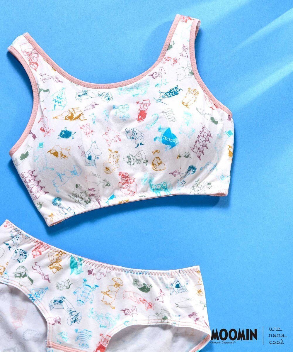【ウンナナクール/une nana cool】の【ムーミン】 MOOMIN * une nana cool ナイトアップブラ インテリア・キッズ・メンズ・レディースファッション・服の通販 founy(ファニー) 　ファッション　Fashion　レディースファッション　Fashion for Women　アンダー　Underwear Essentials　コラボ　Collaboration, Collab　ブラジャー　Bra, Lingerie　ボーダー　Border, Stripe　お家時間・ステイホーム　Stay Home / At Home　GY|ID: prp329100004871255 ipo3291000000036311836