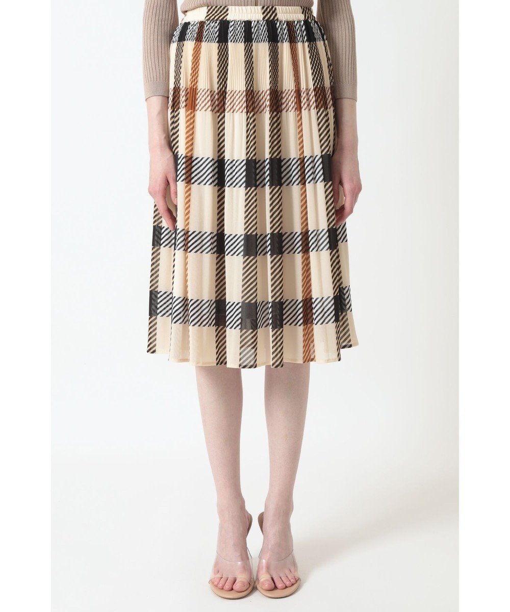 【ダックス/DAKS】のハウスチェック プリーツ フレア スカート 人気、トレンドファッション・服の通販 founy(ファニー) 　ファッション　Fashion　レディースファッション　Fashion for Women　スカート　Skirts　Aライン・フレアスカート　A-Line & Flared Skirts　セットアップ　Set-Up, Coordinated Outfit　チェック　Check, Plaid, Tartan　フレア　Flare, Flared　プリーツ　Pleats, Pleated　夏　Summer　S/S・春夏　SS, Spring/Summer, Warm Season　A/W・秋冬　Autumn/Winter　 other-1|ID: prp329100004871257 ipo3291000000036311874