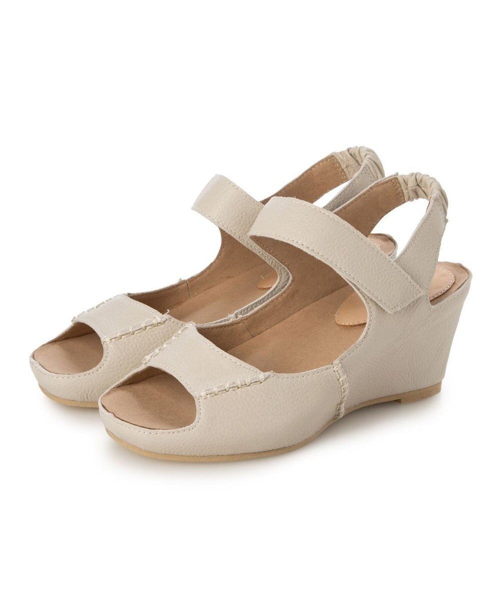 【モード エ ジャコモ/MODE ET JACOMO】のD ICI アジャスタブルインヒールサンダル インテリア・キッズ・メンズ・レディースファッション・服の通販 founy(ファニー) 　ファッション　Fashion　レディースファッション　Fashion for Women　春　Spring　軽量　Lightweight, Ultra Light　サンダル　Sandals, Summer Shoes　シンプル　Simple, Minimal　フィット　Fit, Slim Fit　フォルム　Silhouette, Form　メタリック　Metallic, Shiny Finish　S/S・春夏　SS, Spring/Summer, Warm Season　夏　Summer　旅行　Travel　エレガント 上品　Elegant　アイボリー|ID: prp329100004871265 ipo3291000000036312007