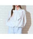 【グレース コンチネンタル/GRACE CONTINENTAL】のボウタイシャツブルゾン 人気、トレンドファッション・服の通販 founy(ファニー) ファッション Fashion レディースファッション Fashion for Women アウター Coat / Outerwear Collection レディースジャケット・軽アウター Jackets ブルゾンジャケット・スポーティアウター Blouson Jackets ジャケット Jacket, Outerwear ドレープ Drape, Draping Fabric ブルゾン Blouson, Bomber Jacket ヴィンテージ Vintage Style 夏 Summer 春 Spring S/S・春夏 SS, Spring/Summer, Warm Season thumbnail ホワイト|ID: prp329100004871267 ipo3291000000036312023