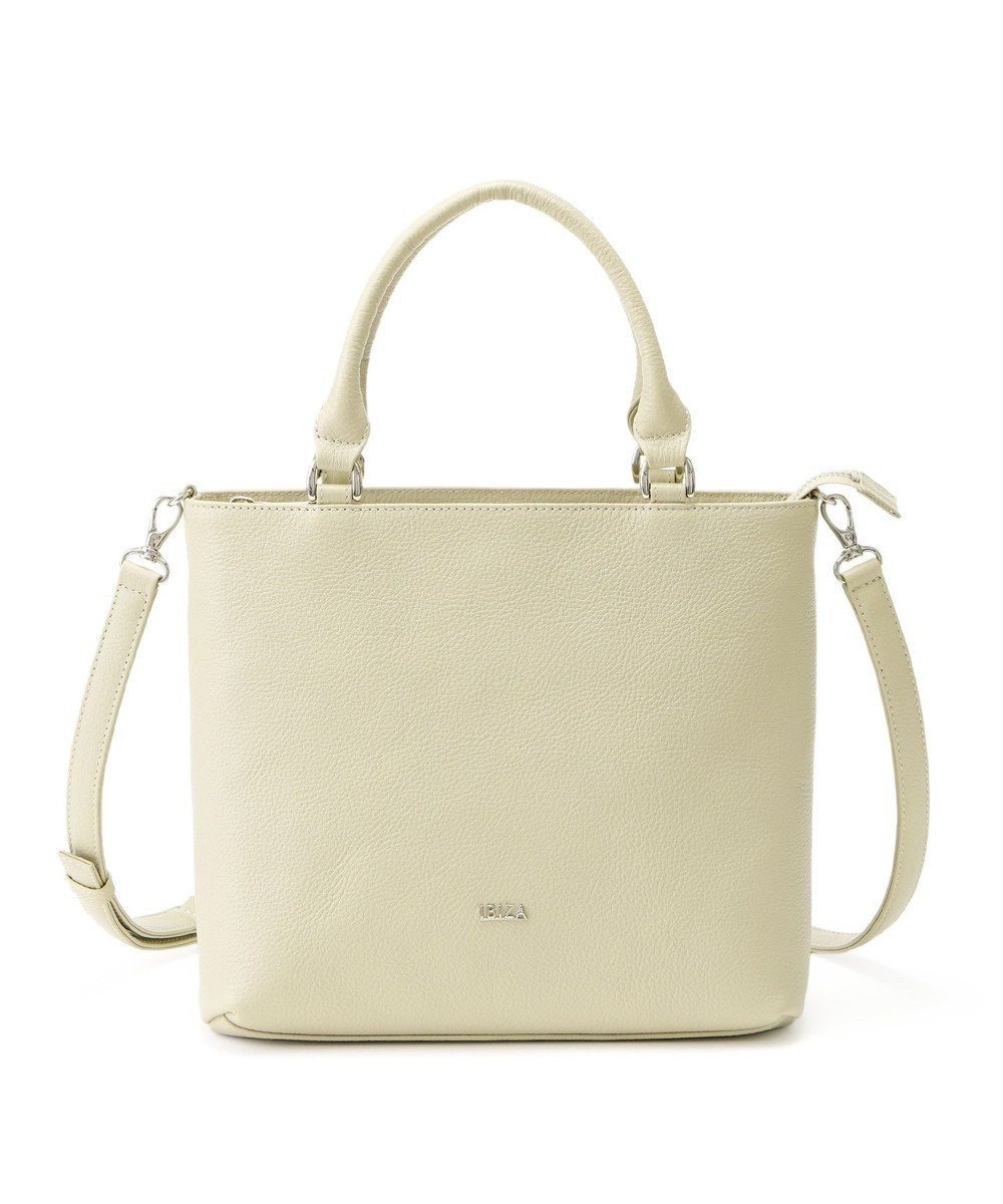 【イビサ/IBIZA】のリンピード 牛革 2WAYバッグ 人気、トレンドファッション・服の通販 founy(ファニー) 　ファッション　Fashion　レディースファッション　Fashion for Women　バッグ　Bags　ショルダー　Shoulder, Shoulder Strap　シルバー　Silver, Metallic Silver　シンプル　Simple, Minimal　フォルム　Silhouette, Form　ポケット　Pocket, Pocket Detail　エレガント 上品　Elegant　 other-1|ID: prp329100004871268 ipo3291000000036312031