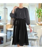 【ティアクラッセ/Tiaclasse】のブラウジングシフォンワンピース ブラックストライプ|ID: prp329100004871271 ipo3291000000036312053