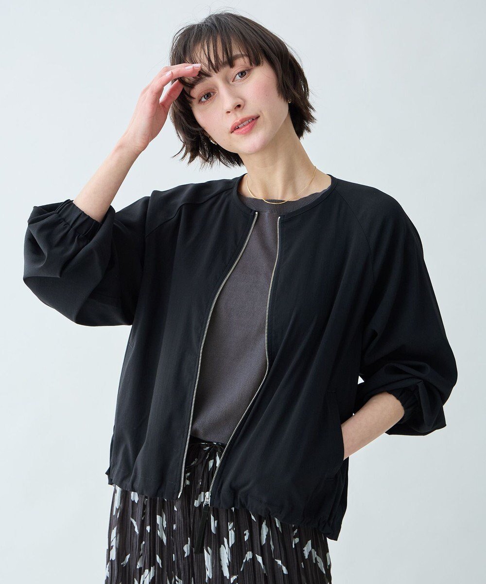【エニー/ANY】の7daysデイリーリラックスブルゾン 人気、トレンドファッション・服の通販 founy(ファニー) 　ファッション　Fashion　レディースファッション　Fashion for Women　アウター　Coat / Outerwear Collection　レディースジャケット・軽アウター　Jackets　ブルゾンジャケット・スポーティアウター　Blouson Jackets　春　Spring　カットソー　Cut and Sewn Top　ギャザー　Gathered, Ruffled　ジャケット　Jacket, Outerwear　スピンドル　Spindle, Drawcord　定番　Standard, Basic Item　フェミニン　Feminine, Girly　ブルゾン　Blouson, Bomber Jacket　S/S・春夏　SS, Spring/Summer, Warm Season　おすすめ　Recommended / Our Picks　夏　Summer　 other-1|ID: prp329100004871272 ipo3291000000036312062