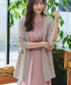 【ティアクラッセ/Tiaclasse】の【おのののかさん着用】「サマケア 」フード付きカットソーロングカーディガン グレージュ|ID: prp329100004871275 ipo3291000000036312106