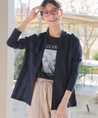 【ティアクラッセ/Tiaclasse】の【おのののかさん着用】冷凛(ひやりん)カノコカットソートッパーカーディガン ネイビー|ID: prp329100004871276 ipo3291000000036312121