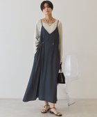 【アメリカンホリック/AMERICAN HOLIC】のサイドシャーリングVネックドットキャミワンピース Gray|ID: prp329100004871288 ipo3291000000036312230