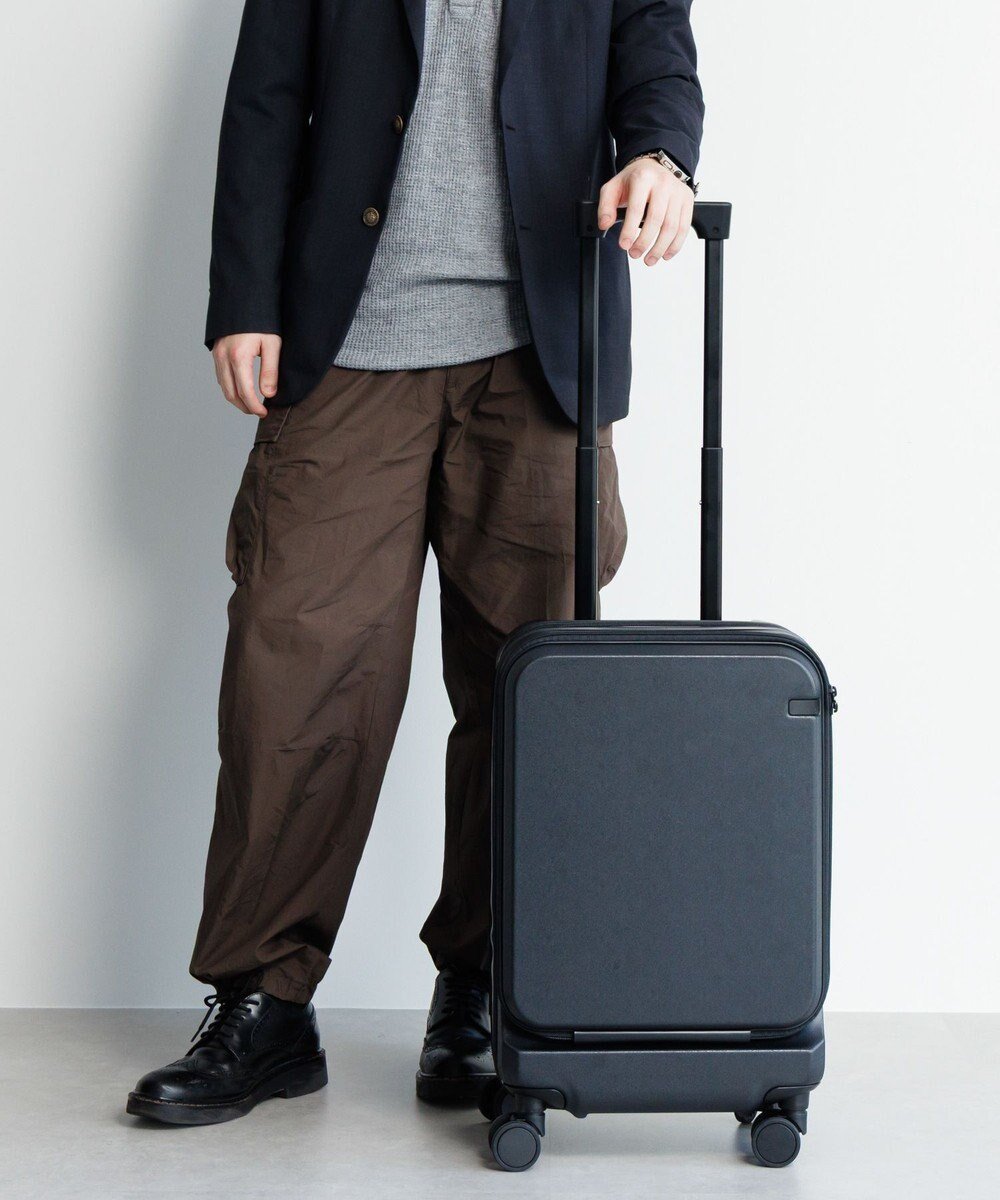 【エースバッグズアンドラゲッジ/ACE BAGS & LUGGAGE】のace. トルク スーツケース 40/48L 機内持込 A4/14.0インチPC収納 ガーメントケース付 09091 トルク インテリア・キッズ・メンズ・レディースファッション・服の通販 founy(ファニー) 　ファッション　Fashion　レディースファッション　Fashion for Women　スーツ　Business Suits & Workwear　インナー　Innerwear　スリーブ　Sleeve, Long Sleeve / Short Sleeve　テーブル　Table, Dining Table　フラット　Flat, Flat Shoes　フロント　Front, Front Design　ポケット　Pocket, Pocket Detail　リュック　Backpack, Rucksack　再入荷　Restock / Back in Stock　旅行　Travel　スーツケース キャリーケース　Suitcase / Carry Case　ビジネス 仕事 通勤　Business / Work / Commuting　ジェットブラック|ID: prp329100004871289 ipo3291000000036312240