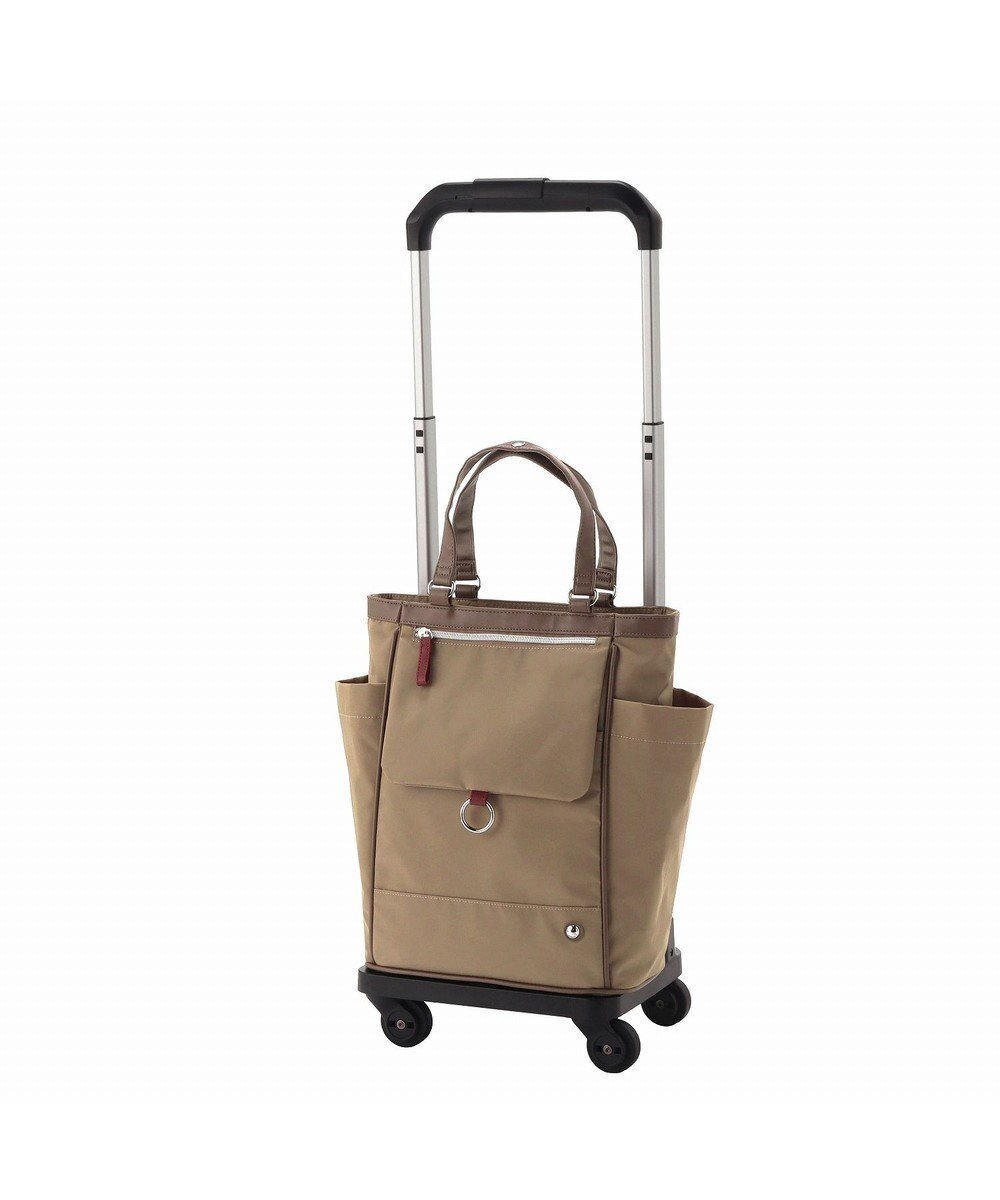 【エースバッグズアンドラゲッジ/ACE BAGS & LUGGAGE】のsoelte オートゥイユ お買い物キャリーバッグ 13L 機内持込 キャスターストッパー 36001 ソエルテ インテリア・キッズ・メンズ・レディースファッション・服の通販 founy(ファニー) ファッション Fashion レディースファッション Fashion for Women スーツ Business Suits & Workwear 傘 Umbrella, Parasol フロント Front, Front Design ポケット Pocket, Pocket Detail マグネット Magnet, Magnetic Closure メッシュ Mesh, Net Fabric リュック Backpack, Rucksack ワイド Wide, Wide Fit 再入荷 Restock / Back in Stock スーツケース キャリーケース Suitcase / Carry Case ベージュ|ID: prp329100004871292 ipo3291000000036312266