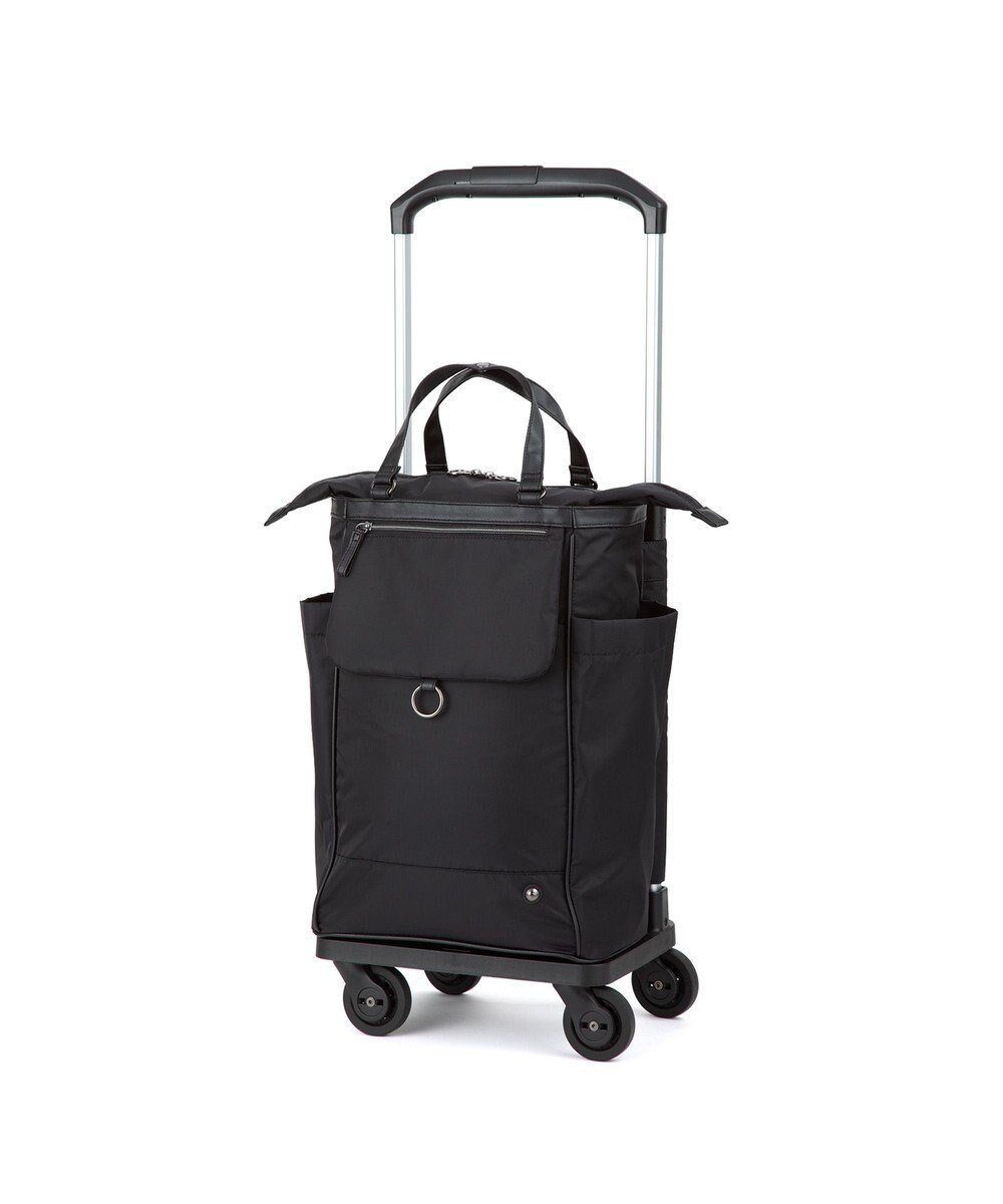 【エースバッグズアンドラゲッジ/ACE BAGS & LUGGAGE】のsoelte オートゥイユ お買い物キャリーバッグ 21L 機内持込 キャスターストッパー 36002 ソエルテ インテリア・キッズ・メンズ・レディースファッション・服の通販 founy(ファニー) ファッション Fashion レディースファッション Fashion for Women スーツ Business Suits & Workwear 傘 Umbrella, Parasol フロント Front, Front Design ポケット Pocket, Pocket Detail マグネット Magnet, Magnetic Closure メッシュ Mesh, Net Fabric リュック Backpack, Rucksack ワイド Wide, Wide Fit 再入荷 Restock / Back in Stock スーツケース キャリーケース Suitcase / Carry Case ブラック|ID: prp329100004871295 ipo3291000000036312286