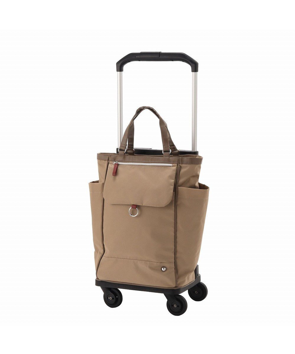 【エースバッグズアンドラゲッジ/ACE BAGS & LUGGAGE】のsoelte オートゥイユ お買い物キャリーバッグ 21L 機内持込 キャスターストッパー 36002 ソエルテ インテリア・キッズ・メンズ・レディースファッション・服の通販 founy(ファニー) ファッション Fashion レディースファッション Fashion for Women スーツ Business Suits & Workwear 傘 Umbrella, Parasol フロント Front, Front Design ポケット Pocket, Pocket Detail マグネット Magnet, Magnetic Closure メッシュ Mesh, Net Fabric リュック Backpack, Rucksack ワイド Wide, Wide Fit 再入荷 Restock / Back in Stock スーツケース キャリーケース Suitcase / Carry Case ベージュ|ID: prp329100004871295 ipo3291000000036312291
