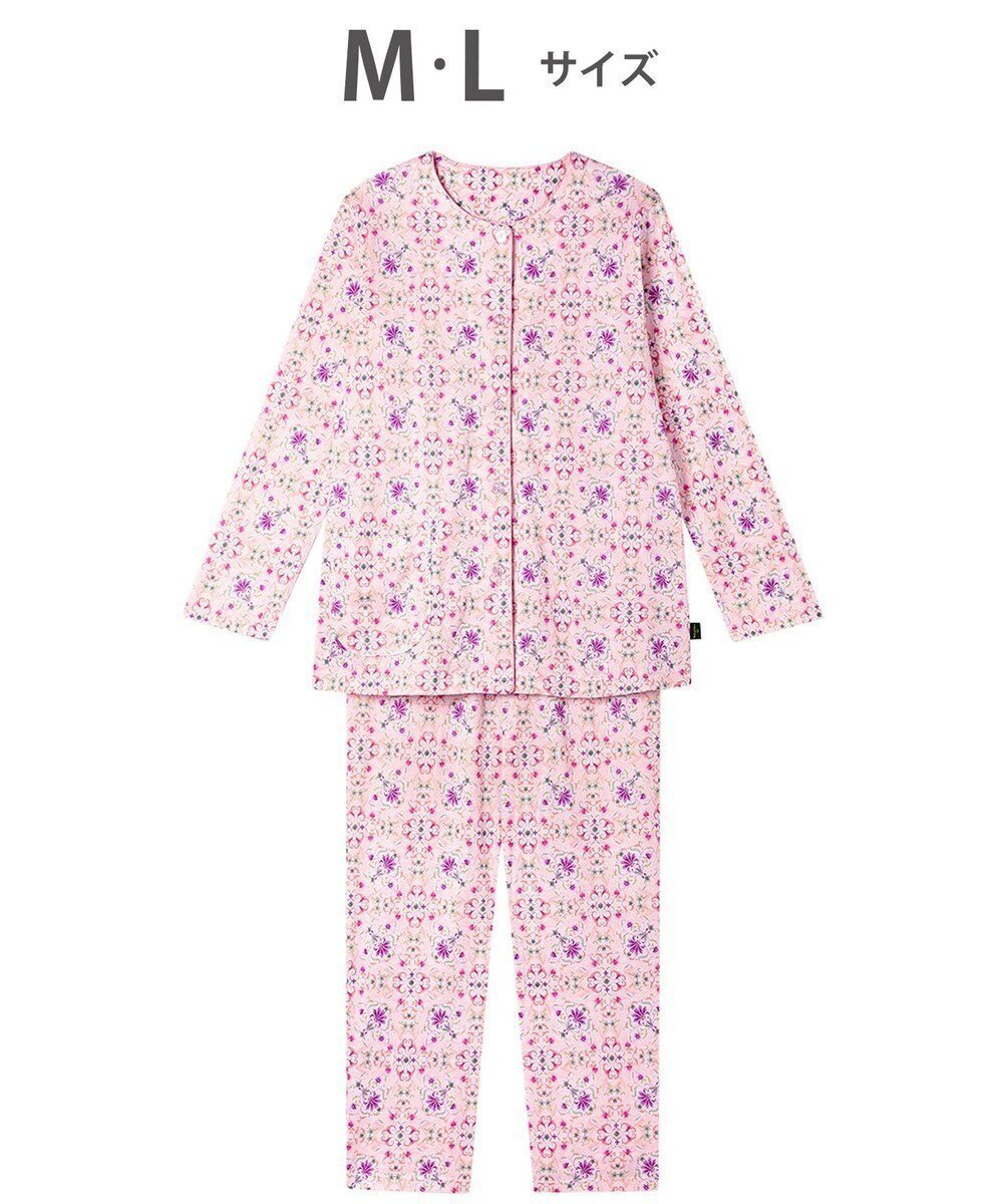 【ワコール/WACOAL】のパジャマ 長袖 長ズボン 綿100%(本体) 天竺素材 ミントン レディース NDX563 /ワコール 人気、トレンドファッション・服の通販 founy(ファニー) 　ファッション　Fashion　レディースファッション　Fashion for Women　トップス・カットソー　Cut & Sew Tops　コレクション　Collection, Seasonal Line　パジャマ　Pajamas, Sleepwear　ボトム　Bottoms, Lower Wear　長袖　Long Sleeve, Full Sleeve　 other-1|ID: prp329100004871297 ipo3291000000036312310