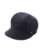 【ムーンバット/MOONBAT】の【遮光100%/遮熱/UVカット】FURLA(フルラ)アーチロゴ キャスケット 帽子 無地 サイズ調整可能/手洗い可能/日本製 ディープブルー|ID: prp329100004871302 ipo3291000000036312366