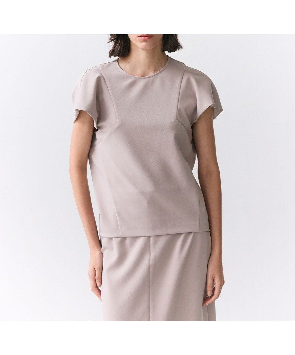 【ベイジ,/BEIGE,】のALTHEA / ジャージーストレッチ トップス 人気、トレンドファッション・服の通販 founy(ファニー) 　ファッション　Fashion　レディースファッション　Fashion for Women　トップス・カットソー　Cut & Sew Tops　シャツ・ブラウス・オフィスカジュアル　Elegant Blouses & Button-Ups　ロングTシャツ・Tシャツ　Longline T-Shirts & Tees　カットソー・ベーシックTシャツ　Cut-and-Sewn Tops / Stretch Tees & Basics　オケージョン　Occasion Wear　春　Spring　洗える　Machine Washable　カットソー　Cut and Sewn Top　カーゴパンツ　Cargo Pants, Utility Pants　ストレッチ　Stretch, Stretchy Fabric　セットアップ　Set-Up, Coordinated Outfit　デニム　Denim, Jeans Material　パール　Pearl, Pearl Accent　フォルム　Silhouette, Form　半袖　Short Sleeve, Half Sleeve　S/S・春夏　SS, Spring/Summer, Warm Season　夏　Summer　ビジネス 仕事 通勤　Business / Work / Commuting　 other-1|ID: prp329100004871304 ipo3291000000036312385