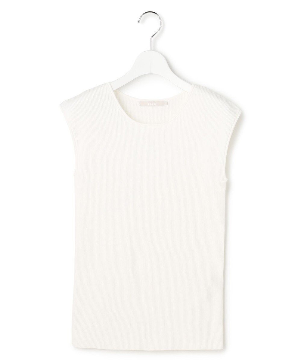 【アイシービー/iCB】のオーガニックコットン リブニット インテリア・キッズ・メンズ・レディースファッション・服の通販 founy(ファニー) 　ファッション　Fashion　レディースファッション　Fashion for Women　トップス・カットソー　Cut & Sew Tops　ニット　Knit Tops & Sweaters　インナー　Innerwear　オイル　Body Oil　オーガニック　Organic Cotton　春　Spring　カーディガン　Cardigan, Knitwear　シルク　Silk, 100% Silk　スリーブ　Sleeve, Long Sleeve / Short Sleeve　セーター　Sweater, Knitwear　バランス　Balance, Style Balance　ホールガーメント　WholeGarment, Seamless Knit　リブニット　Rib Knit, Ribbed Knit　S/S・春夏　SS, Spring/Summer, Warm Season　夏　Summer　2026年　2026　オフホワイト|ID: prp329100004871305 ipo3291000000036312400