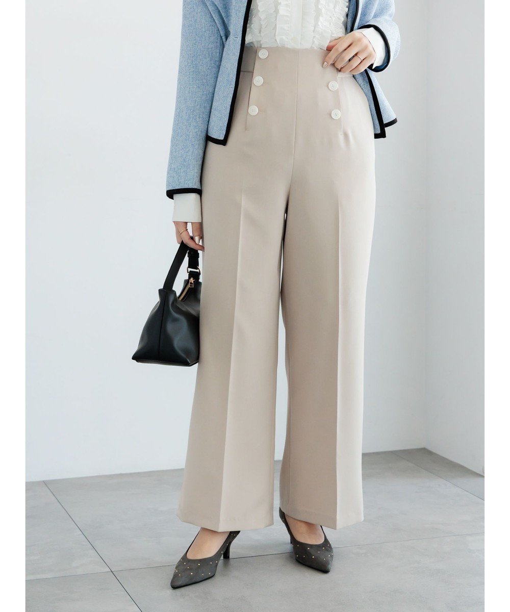 【テチチ/Te chichi】のパウダーツイルマリンスラックス《2026 spring catalog item》 人気、トレンドファッション・服の通販 founy(ファニー) 　ファッション　Fashion　レディースファッション　Fashion for Women　パンツ　Pants & Trousers　2026年　2026　おすすめ　Recommended / Our Picks　なめらか　Smooth, Silky Texture　カットソー　Cut and Sewn Top　スラックス　Slacks, Dress Pants　ダウン　Down, Puffer　フロント　Front, Front Design　エレガント 上品　Elegant　夏　Summer　春　Spring　S/S・春夏　SS, Spring/Summer, Warm Season　A/W・秋冬　Autumn/Winter　ビジネス 仕事 通勤　Business / Work / Commuting　 other-1|ID: prp329100004871313 ipo3291000000036312467