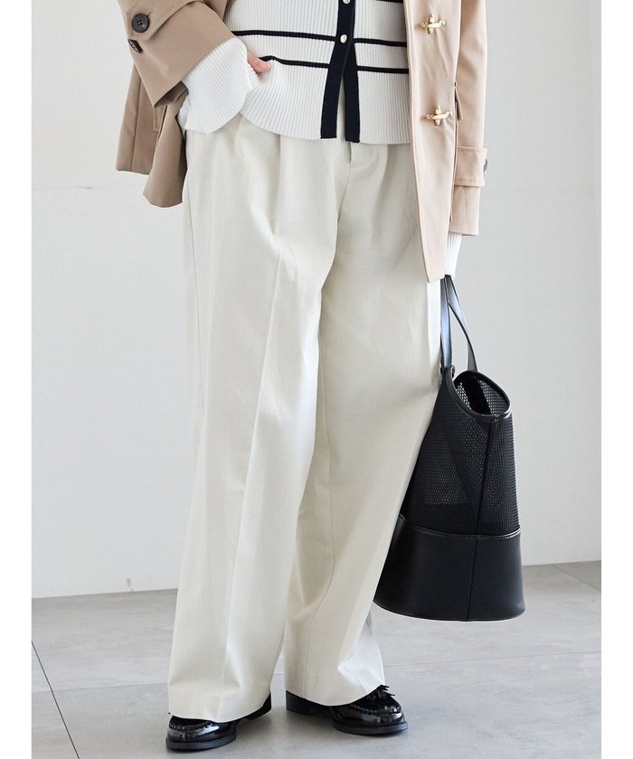 【テチチ/Te chichi】のハイウエストワイドチノパンツ《2026 spring catalog item》 インテリア・キッズ・メンズ・レディースファッション・服の通販 founy(ファニー) https://founy.com/ ファッション Fashion レディースファッション Fashion for Women パンツ Pants & Trousers 2026年 2026 おすすめ Recommended / Our Picks コンパクト Compact, Small Size バランス Balance, Style Balance ワイド Wide, Wide Fit 夏 Summer S/S・春夏 SS, Spring/Summer, Warm Season A/W・秋冬 Autumn/Winter |ID: prp329100004871315 ipo3291000000036312484