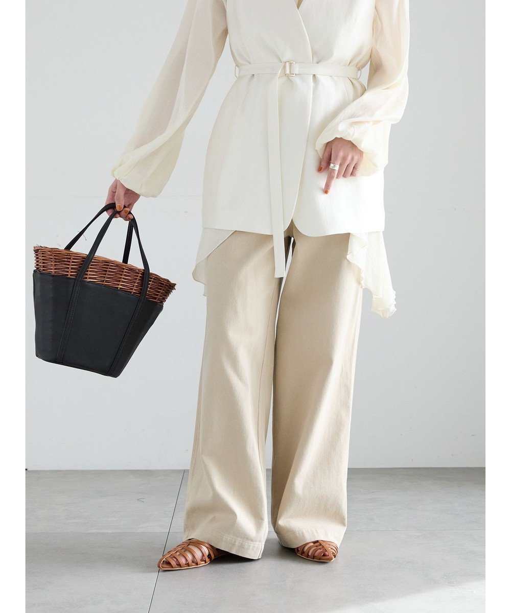 【テチチ/Te chichi】のベイカーパンツ インテリア・キッズ・メンズ・レディースファッション・服の通販 founy(ファニー) 　ファッション　Fashion　レディースファッション　Fashion for Women　パンツ　Pants & Trousers　おすすめ　Recommended / Our Picks　シンプル　Simple, Minimal　ストレート　Straight, Straight Cut　ポケット　Pocket, Pocket Detail　ワイド　Wide, Wide Fit　夏　Summer　S/S・春夏　SS, Spring/Summer, Warm Season　A/W・秋冬　Autumn/Winter　ベージュ|ID: prp329100004871319 ipo3291000000036312528