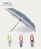 【ムーンバット/MOONBAT】のPOLO RALPH LAUREN(ポロ ラルフローレン)ポロポニー ボーダー 折りたたみ傘 簡単開閉 サックスブルー|ID: prp329100004871324 ipo3291000000036312585