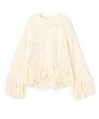 【アンクレイヴ/uncrave】のフリンジプルオーバー 人気、トレンドファッション・服の通販 founy(ファニー) ファッション Fashion レディースファッション Fashion for Women トップス・カットソー Cut & Sew Tops ニット Knit Tops & Sweaters カジュアルプルオーバー・ニットトップス Pullovers & Knit Tops / Casual Pullovers セーター Sweater, Knitwear ハンド Hand, Handmade フリンジ Fringe, Tassel A/W・秋冬 Autumn/Winter thumbnail ホワイト系|ID: prp329100004871325 ipo3291000000036312592