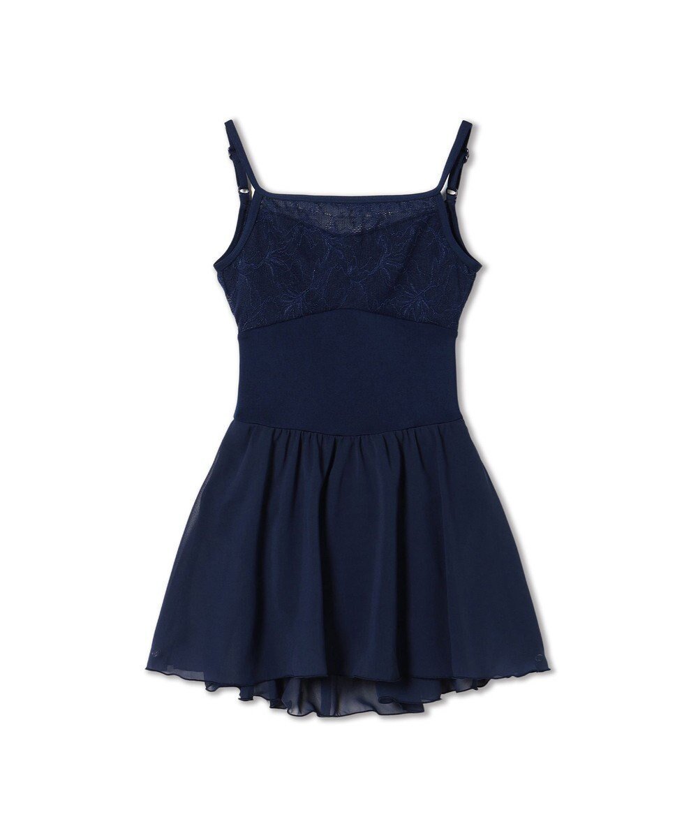 【チャコット/Chacott / KIDS】のスカート付レオタード インテリア・キッズ・メンズ・レディースファッション・服の通販 founy(ファニー) 　ファッション　Fashion　キッズファッション　Fashion for Kids　シフォン　Chiffon, Lightweight Fabric　ストレッチ　Stretch, Stretchy Fabric　フレア　Flare, Flared　ベーシック　Basic, Essential　レース　Lace, Lace Fabric　秋　Autumn　コバルトブルー|ID: prp329100004871613 ipo3291000000036322269