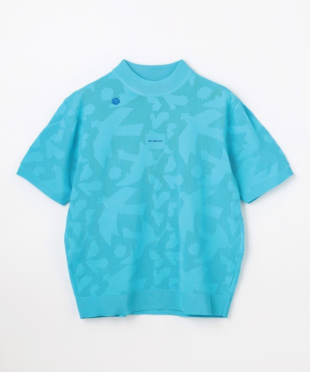 【ピーダブリュサーキュラス/PW CIRCULUS / MEN】の【MEN】DOVEモチーフ ニットモックネック ゴルフ インテリア・キッズ・メンズ・レディースファッション・服の通販 founy(ファニー) ファッション Fashion メンズファッション Fashion for Men トップス・カットソー Cut & Sew Tops ニット・セーター / 定番トップス Knit Tops & Sweaters ゴルフ Golf セーター Sweater, Knitwear プリント Print, Printed Pattern モチーフ Motif, Design Theme ラバー Rubber, Rubber Sole エレガント 上品 Elegant 人気 Popular, Best Seller 夏 Summer 春 Spring S/S・春夏 SS, Spring/Summer, Warm Season 洗える Machine Washable 無地 Plain, Solid Color スカイブルー系|ID: prp329100004871618 ipo3291000000036322286