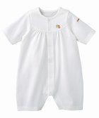 【ミキハウスホットビスケッツ/MIKI HOUSE HOT BISCUITS / KIDS】の【50-60cm】 天竺素材 ワンポイント プレオール 人気、トレンドファッション・服の通販 founy(ファニー) ファッション Fashion キッズファッション Fashion for Kids ドレス Dress, One-Piece ベビー Baby, Babywear ワンポイント One Point, Statement Accent 夏 Summer 春 Spring S/S・春夏 SS, Spring/Summer, Warm Season 無地 Plain, Solid Color thumbnail 白|ID: prp329100004871622 ipo3291000000036322296