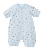 【ミキハウスホットビスケッツ/MIKI HOUSE HOT BISCUITS / KIDS】の【50-60cm】 総柄 プレオール 人気、トレンドファッション・服の通販 founy(ファニー) ファッション Fashion キッズファッション Fashion for Kids ドレス Dress, One-Piece プリント Print, Printed Pattern ベビー Baby, Babywear 夏 Summer 春 Spring S/S・春夏 SS, Spring/Summer, Warm Season thumbnail ブルー|ID: prp329100004871623 ipo3291000000036322299