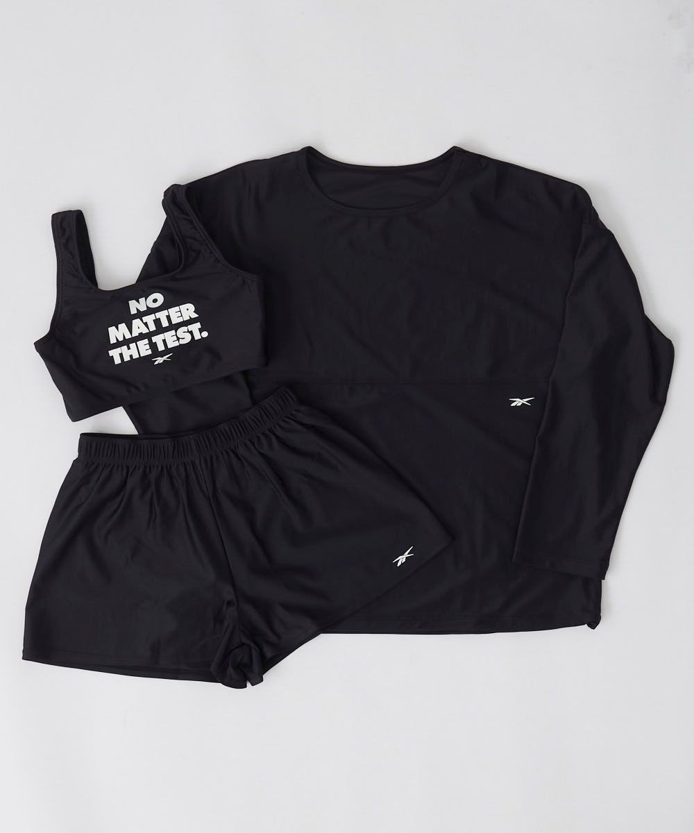 【その他のブランド/Other】の【Reebok】2WAYラッシュ水着セパ3点セット水着 人気、トレンドファッション・服の通販 founy(ファニー) 　ファッション　Fashion　キッズファッション　Fashion for Kids　春　Spring　コレクション　Collection, Seasonal Line　シューズ　Shoes, Footwear　スニーカー　Sneakers, Trainers　スポーツ　Sports, Activewear　水着　Swimsuit, Swimwear　リラックス　Relax, Relaxed Fit　S/S・春夏　SS, Spring/Summer, Warm Season　夏　Summer　 other-1|ID: prp329100004871633 ipo3291000000036322328