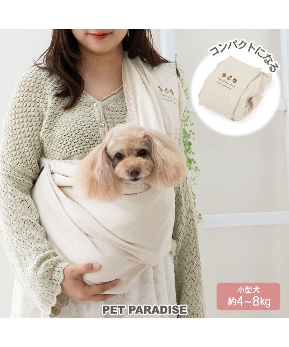 【ペットパラダイス/PET PARADISE / GOODS】のペットパラダイス ハグ スリングキャリーバッグ 《お花柄》M 小型犬 約4～8㎏ 人気、トレンドファッション・服の通販 founy(ファニー) 　クッション　Cushion, Throw Pillow　コンパクト　Compact, Small Size　ショルダー　Shoulder, Shoulder Strap　メッシュ　Mesh, Net Fabric　犬　Dog　軽量　Lightweight, Ultra Light　ホーム・キャンプ・アウトドア・お取り寄せ　Home Living / Home & Lifestyle / Camping Gear / Outdoor Camping　ペットグッズ　Pet Supplies　 other-1|ID: prp329100004871641 ipo3291000000036322351