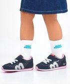 【ミキハウスホットビスケッツ/MIKI HOUSE HOT BISCUITS / KIDS】の【WEB限定】【16-21cm】ミズノコラボ キッズシューズ【WebLimited】 人気、トレンドファッション・服の通販 founy(ファニー) ファッション Fashion キッズファッション Fashion for Kids インソール Shoe Insole シューズ Shoes, Footwear スニーカー Sneakers, Trainers 人気 Popular, Best Seller プリント Print, Printed Pattern メッシュ Mesh, Net Fabric おすすめ Recommended / Our Picks thumbnail 紺×ピンク|ID: prp329100004871652 ipo3291000000036322384