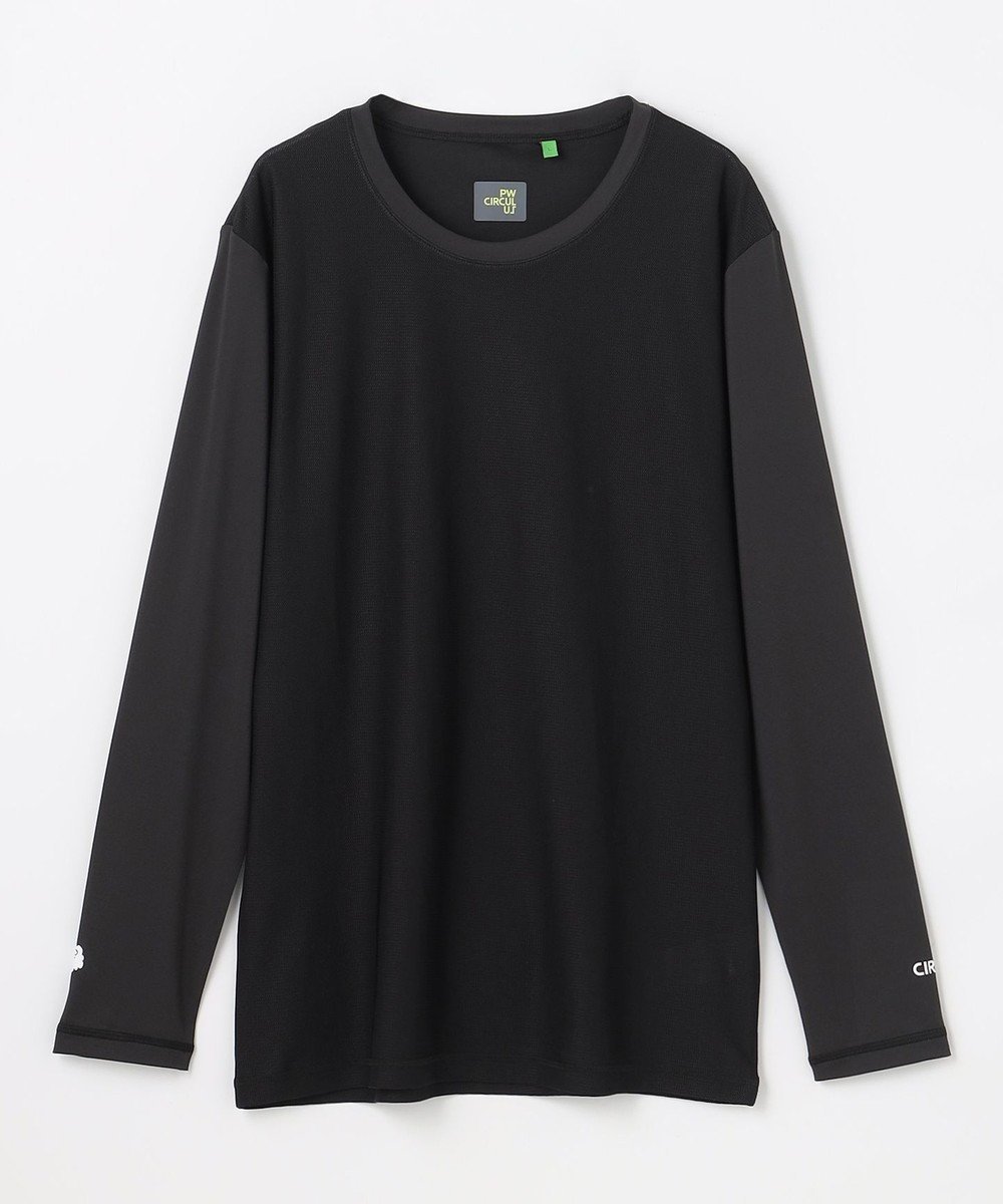【ピーダブリュサーキュラス/PW CIRCULUS / MEN】の【MEN】UVメッシュコンビインナーシャツ ゴルフ インテリア・キッズ・メンズ・レディースファッション・服の通販 founy(ファニー) ファッション Fashion メンズファッション Fashion for Men トップス・カットソー Cut & Sew Tops メンズシャツ Shirts インナー Innerwear カットソー Cut and Sewn Top コンビ Combo, Combination Style ゴルフ Golf ストレッチ Stretch, Stretchy Fabric ポロシャツ Polo Shirt, Collared Tee メッシュ Mesh, Net Fabric モックネック Mock Neck, Short Turtleneck 吸水 Absorbent, Quick-Dry 夏 Summer 春 Spring S/S・春夏 SS, Spring/Summer, Warm Season ブラック系|ID: prp329100004871667 ipo3291000000036322431