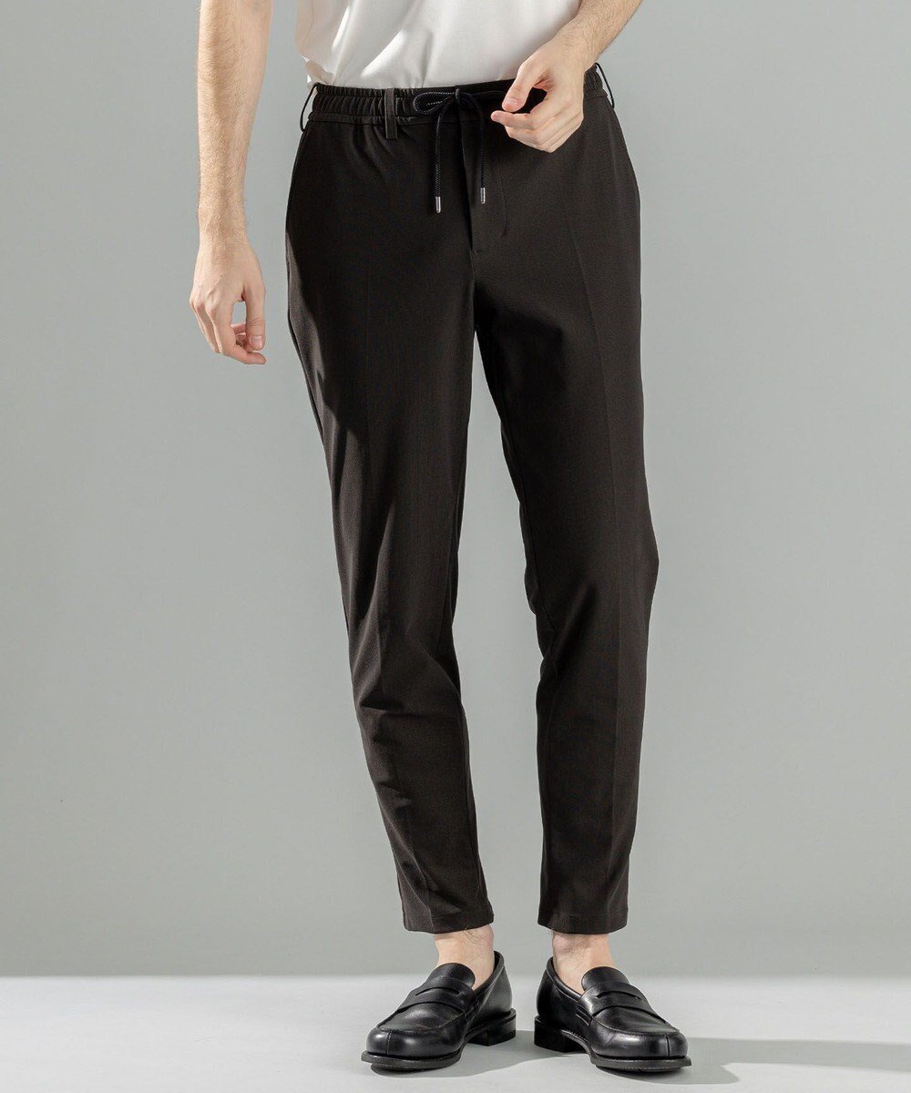 【ジョゼフ オム/JOSEPH HOMME / MEN】の新素材【抜群の通気性/360度ストレッチ】エアトールストレッチ ドロスト付テーパードパンツ/ PEGG CONVERTIBLE インテリア・キッズ・メンズ・レディースファッション・服の通販 founy(ファニー) ファッション Fashion メンズファッション Fashion for Men ボトムス Bottoms ストレッチ Stretch, Stretchy Fabric セットアップ Set-Up, Coordinated Outfit テーパード Tapered, Tapered Pants ドローコード Drawcord, Drawstring Cord ポケット Pocket, Pocket Detail メッシュ Mesh, Net Fabric ループ Loop, Loop Knit レギュラー Regular, Standard Fit 夏 Summer 春 Spring S/S・春夏 SS, Spring/Summer, Warm Season ダークブラウン系|ID: prp329100004871675 ipo3291000000036322464