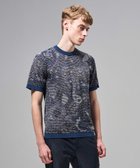 【ジョゼフ オム/JOSEPH HOMME / MEN】のオリエンタルブラインドジャガード クルーネック半袖ニットTEE 人気、トレンドファッション・服の通販 founy(ファニー) ファッション Fashion メンズファッション Fashion for Men トップス・カットソー Cut & Sew Tops ニット・セーター / 定番トップス Knit Tops & Sweaters おすすめ Recommended / Our Picks シンプル Simple, Minimal セーター Sweater, Knitwear ペイズリー Paisley, Ethnic Pattern ボトム Bottoms, Lower Wear ボーダー Border, Stripe 半袖 Short Sleeve, Half Sleeve 夏 Summer 春 Spring S/S・春夏 SS, Spring/Summer, Warm Season thumbnail ネイビー系|ID: prp329100004871676 ipo3291000000036322468