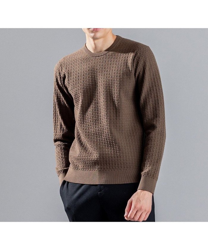 【ジョゼフ オム/JOSEPH HOMME / MEN】の【イージーケア】 ヴィスコースリンクス クルーネックニット インテリア・キッズ・メンズ・レディースファッション・服の通販 founy(ファニー) https://founy.com/ ファッション Fashion メンズファッション Fashion for Men トップス・カットソー Cut & Sew Tops ニット・セーター / 定番トップス Knit Tops & Sweaters シンプル Simple, Minimal セーター Sweater, Knitwear フィット Fit, Slim Fit メランジ Melange, Mixed Yarn レギュラー Regular, Standard Fit ロング Long, Long-Length A/W・秋冬 Autumn/Winter 長袖 Long Sleeve, Full Sleeve |ID: prp329100004871678 ipo3291000000036322477