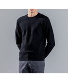 【ジョゼフ オム/JOSEPH HOMME / MEN】の【イージーケア】 ヴィスコースリンクス クルーネックニット 人気、トレンドファッション・服の通販 founy(ファニー) ファッション Fashion メンズファッション Fashion for Men トップス・カットソー Cut & Sew Tops ニット・セーター / 定番トップス Knit Tops & Sweaters シンプル Simple, Minimal セーター Sweater, Knitwear フィット Fit, Slim Fit メランジ Melange, Mixed Yarn レギュラー Regular, Standard Fit ロング Long, Long-Length A/W・秋冬 Autumn/Winter 長袖 Long Sleeve, Full Sleeve thumbnail ブラック系|ID: prp329100004871678 ipo3291000000036322479