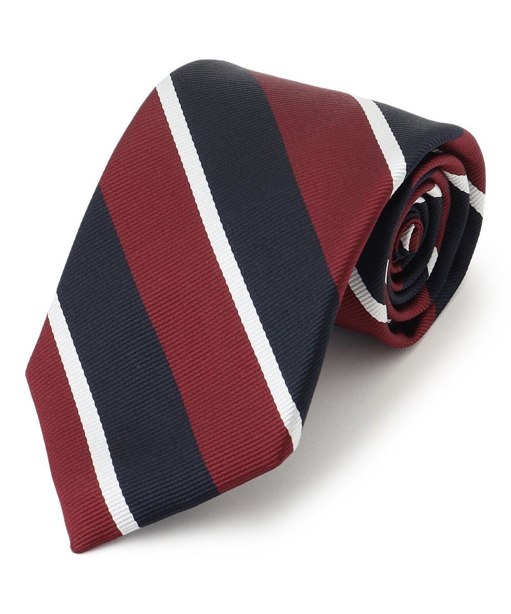【ジェイ プレス/J.PRESS / MEN】の【定番】オーセンティック レジメンタル ネクタイ インテリア・キッズ・メンズ・レディースファッション・服の通販 founy(ファニー) 　ファッション　Fashion　メンズファッション　Fashion for Men　ストライプ　Stripe, Striped Pattern　スーツ　Suit, Formalwear　定番　Standard, Basic Item　帽子　Hat, Headwear　リボン　Ribbon, Bow　ワイン系2|ID: prp329100004871683 ipo3291000000036322495