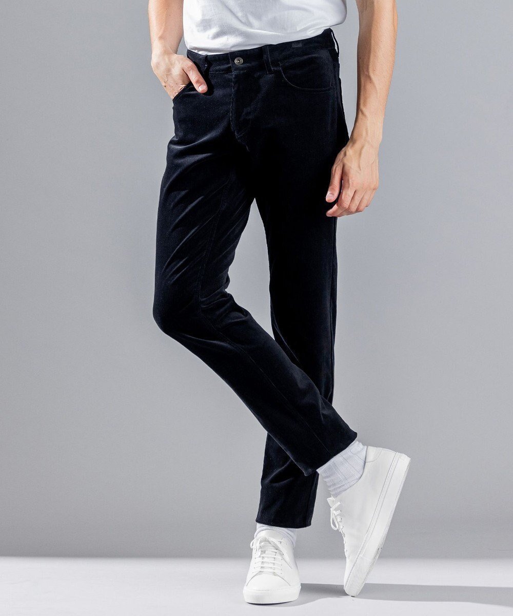 【ジョゼフ オム/JOSEPH HOMME / MEN】のライトコーデュロイストレッチ / CIGAR 5P インテリア・キッズ・メンズ・レディースファッション・服の通販 founy(ファニー) ファッション Fashion メンズファッション Fashion for Men ボトムス Bottoms コーデュロイ Corduroy, Cord Fabric ストレッチ Stretch, Stretchy Fabric ストレート Straight, Straight Cut スリム Slim, Slim Fit セットアップ Set-Up, Coordinated Outfit ポケット Pocket, Pocket Detail A/W・秋冬 Autumn/Winter ブラック系|ID: prp329100004871685 ipo3291000000036322501