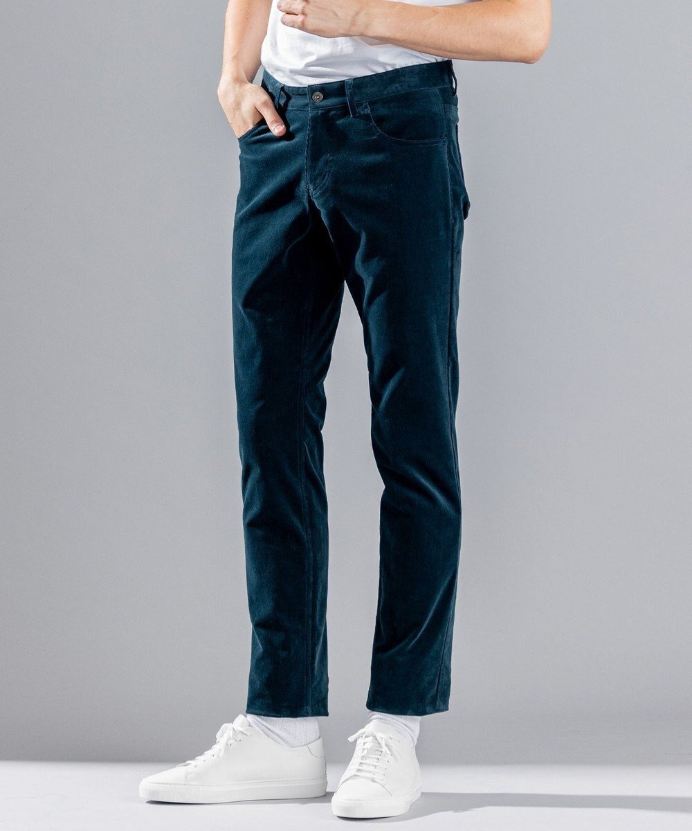 【ジョゼフ オム/JOSEPH HOMME / MEN】のライトコーデュロイストレッチ / CIGAR 5P インテリア・キッズ・メンズ・レディースファッション・服の通販 founy(ファニー) ファッション Fashion メンズファッション Fashion for Men ボトムス Bottoms コーデュロイ Corduroy, Cord Fabric ストレッチ Stretch, Stretchy Fabric ストレート Straight, Straight Cut スリム Slim, Slim Fit セットアップ Set-Up, Coordinated Outfit ポケット Pocket, Pocket Detail A/W・秋冬 Autumn/Winter ピーコックグリーン系|ID: prp329100004871685 ipo3291000000036322502
